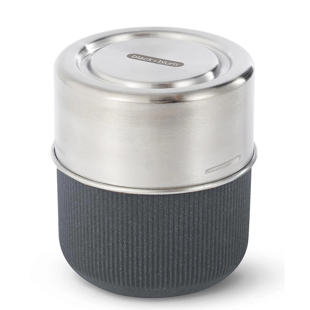 Black+Blum Glass Lunch Bowl 450ml Slate 3 Black+Blum Glass Lunch Bowl 450ml Slate