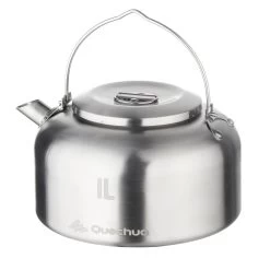 Quechua MH500 1L Stainless Steel Hiking Campsite Kettle