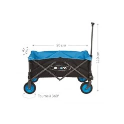 Festival Cart. Pull Along Wagon. Micro Wagon Classic: Black -Camping Store k2f00b83e7f87b29cf668df7a1f22cdca