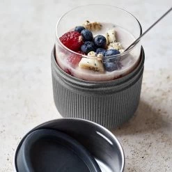 Black+Blum Glass Lunch Bowl 450ml Slate 8 Black+Blum Glass Lunch Bowl 450ml Slate -Camping Store k456140d8a6e71764f00b5c6cd0be2aa4