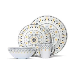 OLPRO Whitbourne Melamine Set (16 Piece)