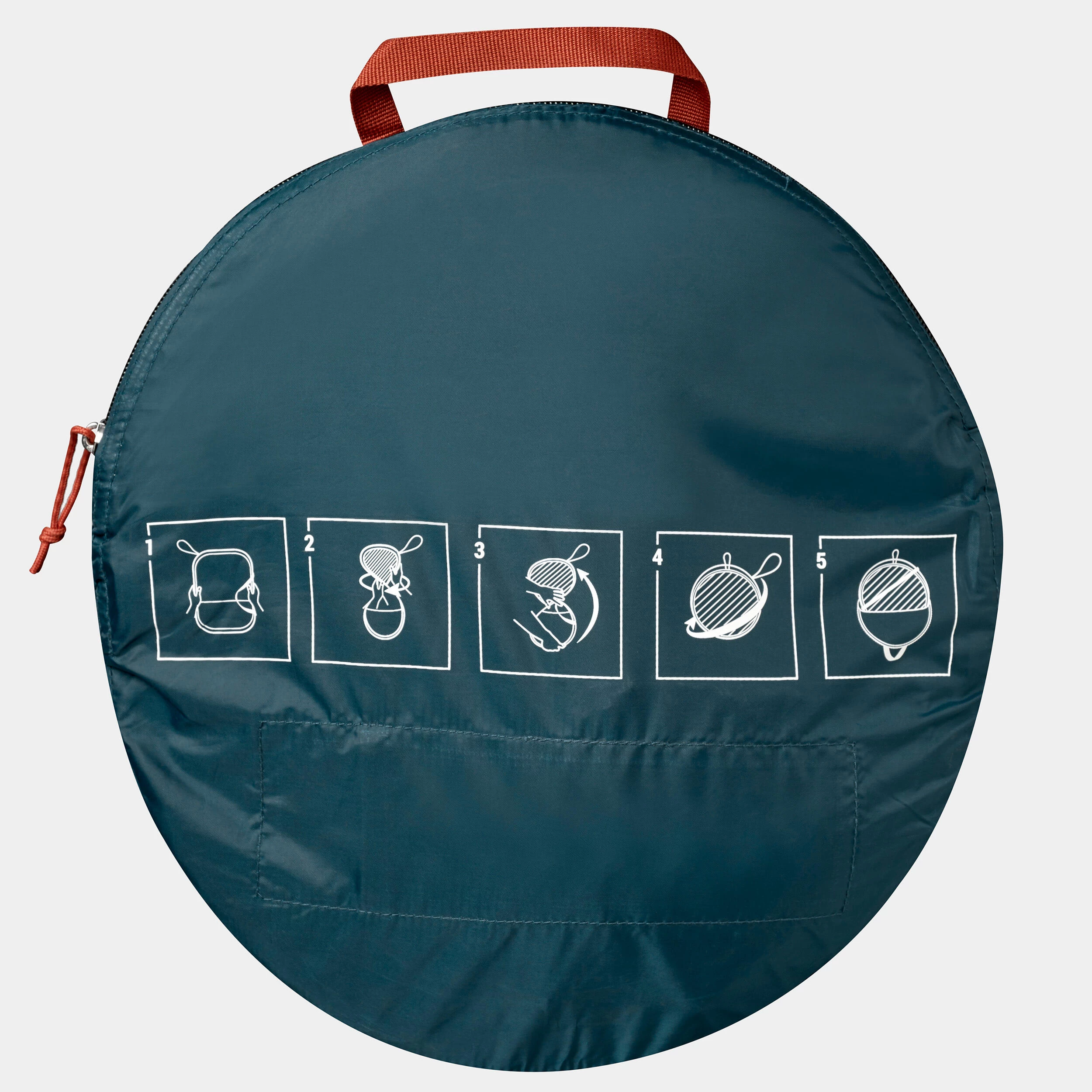 Quechua Camping Recycling Bin - 3 Compartments - 80 Litres 7 Quechua Camping Recycling Bin - 3 Compartments - 80 Litres - Image 5