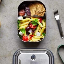 Black+Blum Stainless Steel Lunch Box Olive -Camping Store k6f719cb8dae9b75b5d4725e7f5e1fd9f