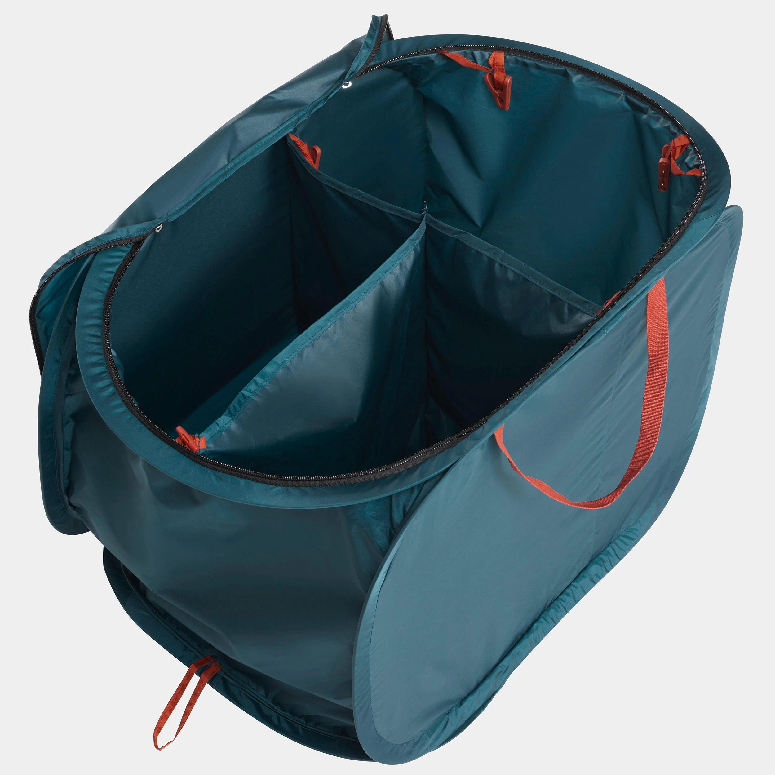 Quechua Camping Recycling Bin - 3 Compartments - 80 Litres 4 Quechua Camping Recycling Bin - 3 Compartments - 80 Litres - Image 2