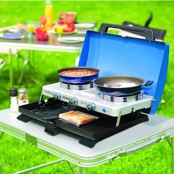 Campingaz Xcelerate 400 ST Double Burner & Toaster Portable Camping Stove -Camping Store k7ce1e0d02f3000666b3c1868e4b94478