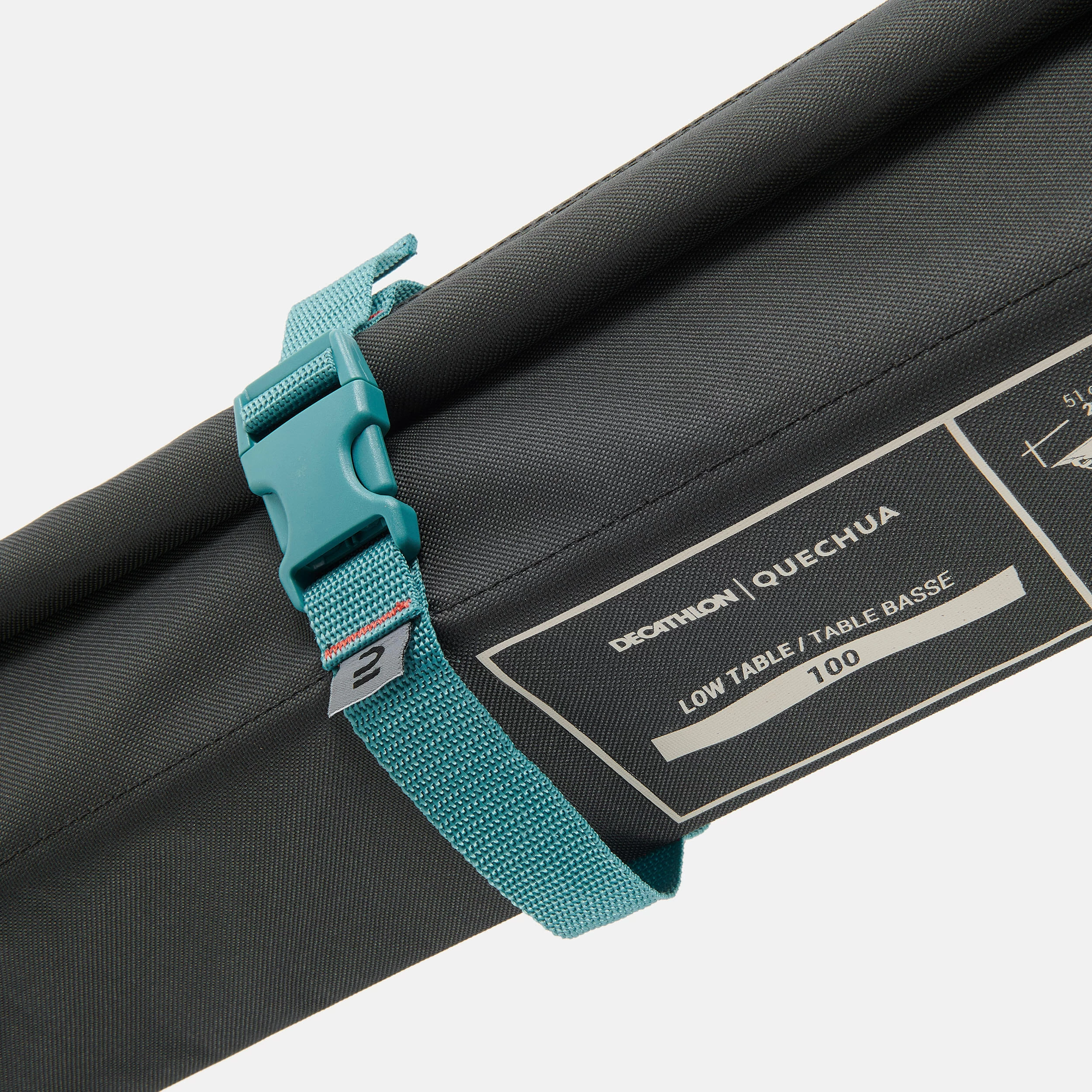 Quechua LOW FOLDING CAMPING TABLE MH100 Grey 10 Quechua LOW FOLDING CAMPING TABLE MH100 Grey - Image 8