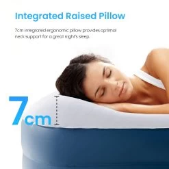 King Comfort Plus Air Bed – Navy/White -Camping Store k94df78e488568a986aea9dafbf2a598f