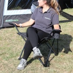 High Back XL Chair Dark Green And Black -Camping Store k97132ef99c5a0983ae69d7c6642c27c1