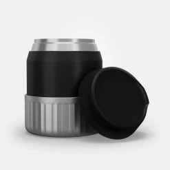 Quechua Stainless Steel Isothermal Food Box For Hiking MH500 0.8 L With Bowl Black -Camping Store ka2e12d4fd47de5b6c38e2f06a732e432