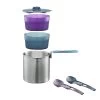 Stainless Steel 2 Person Cooking Set 1.6L -Camping Store ka6310d4e4ad63ba9f5cd6434585092b2