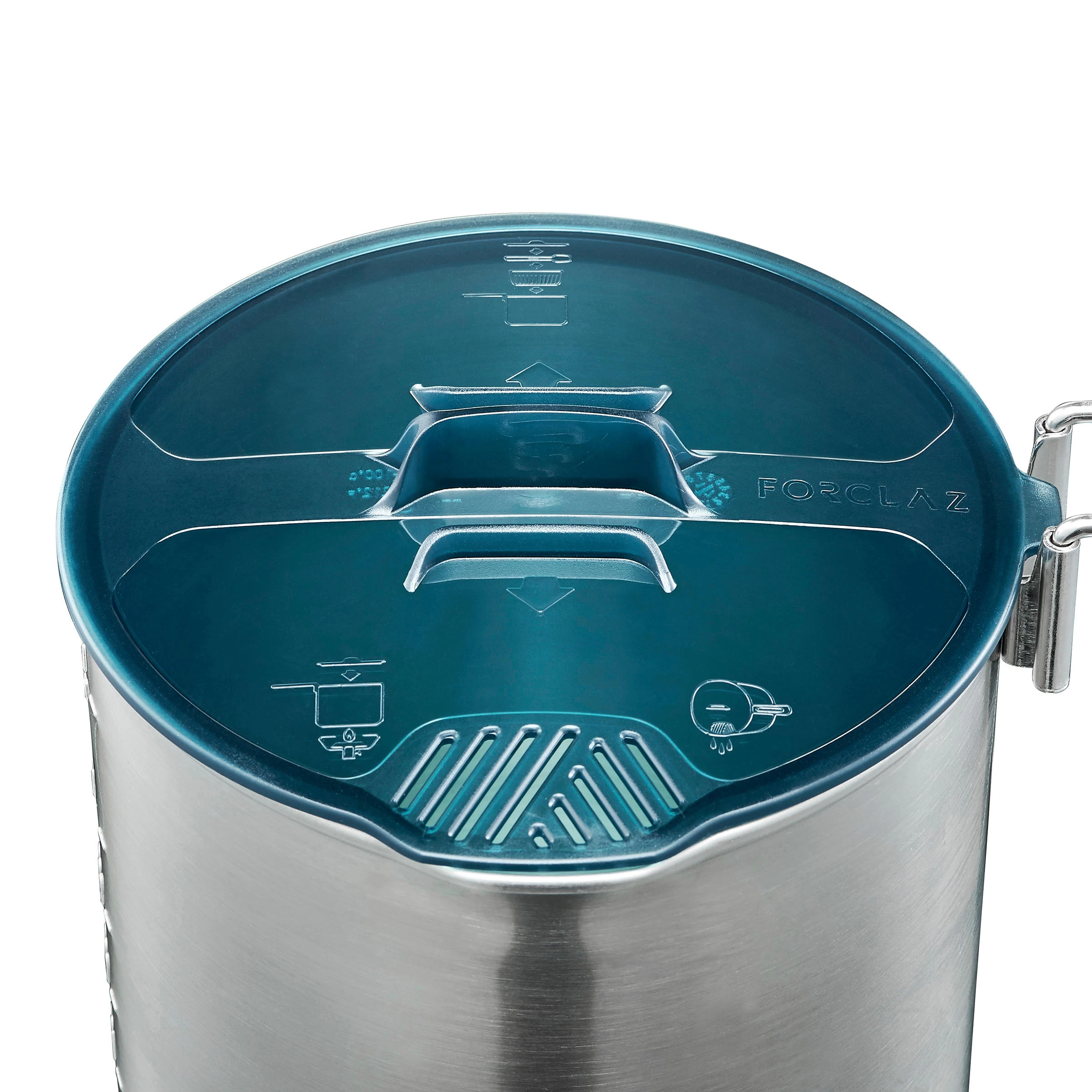 Stainless Steel 2 Person Cooking Set 1.6L 8 Stainless Steel 2 Person Cooking Set 1.6L - Image 6