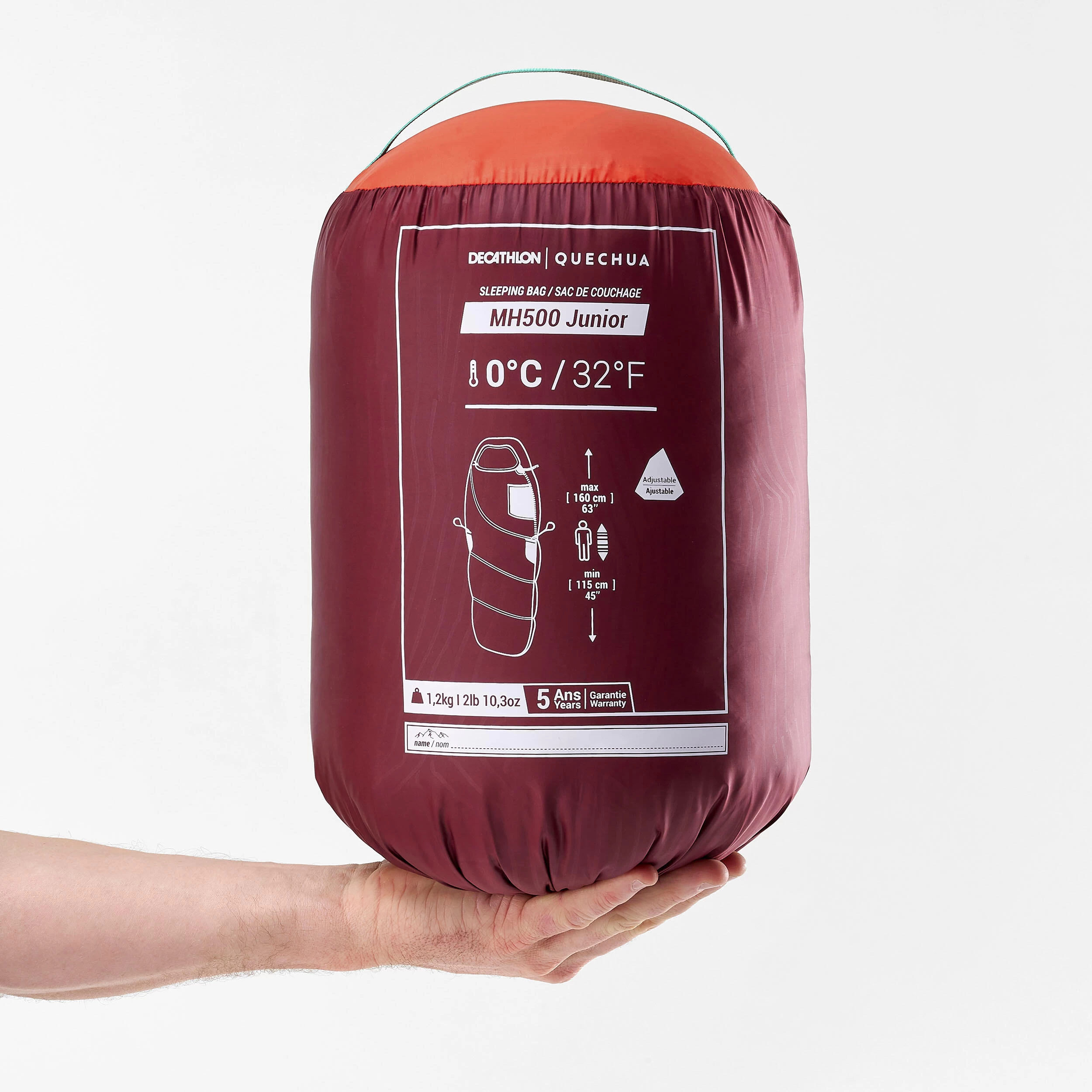 Quechua Children's Sleeping Bag MH500 0°C 4 Quechua Children's Sleeping Bag MH500 0°C - Image 2