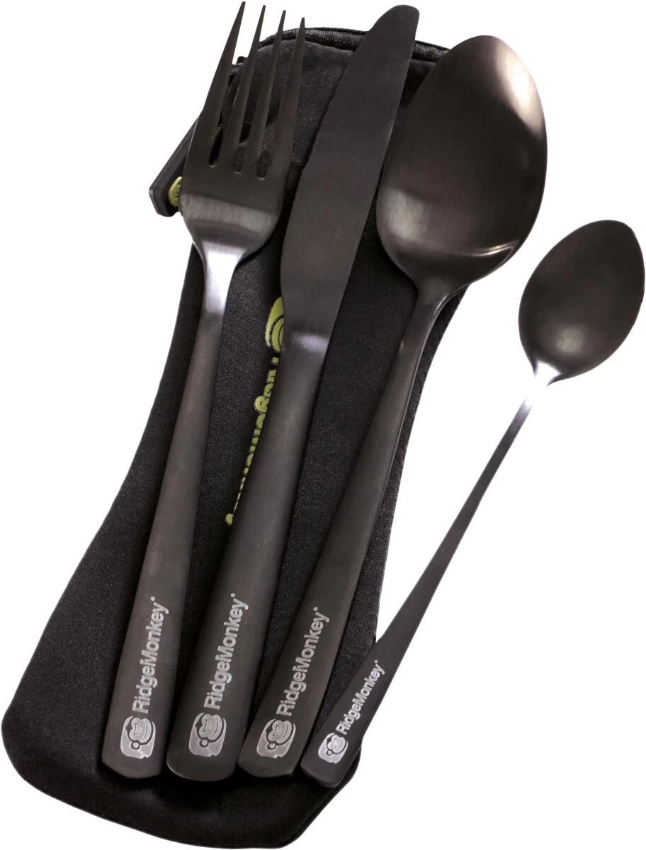 RidgeMonkey DLX Cutlery Set 4 RidgeMonkey DLX Cutlery Set - Image 2
