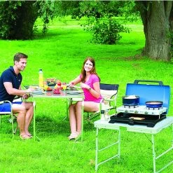 Campingaz Xcelerate 400 ST Double Burner & Toaster Portable Camping Stove -Camping Store kd19ab3e81e199de174c8f9cabdad87a1