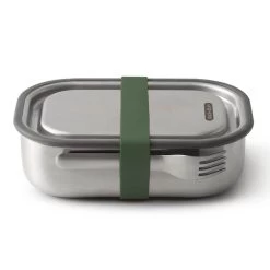 Black+Blum Stainless Steel Lunch Box Olive