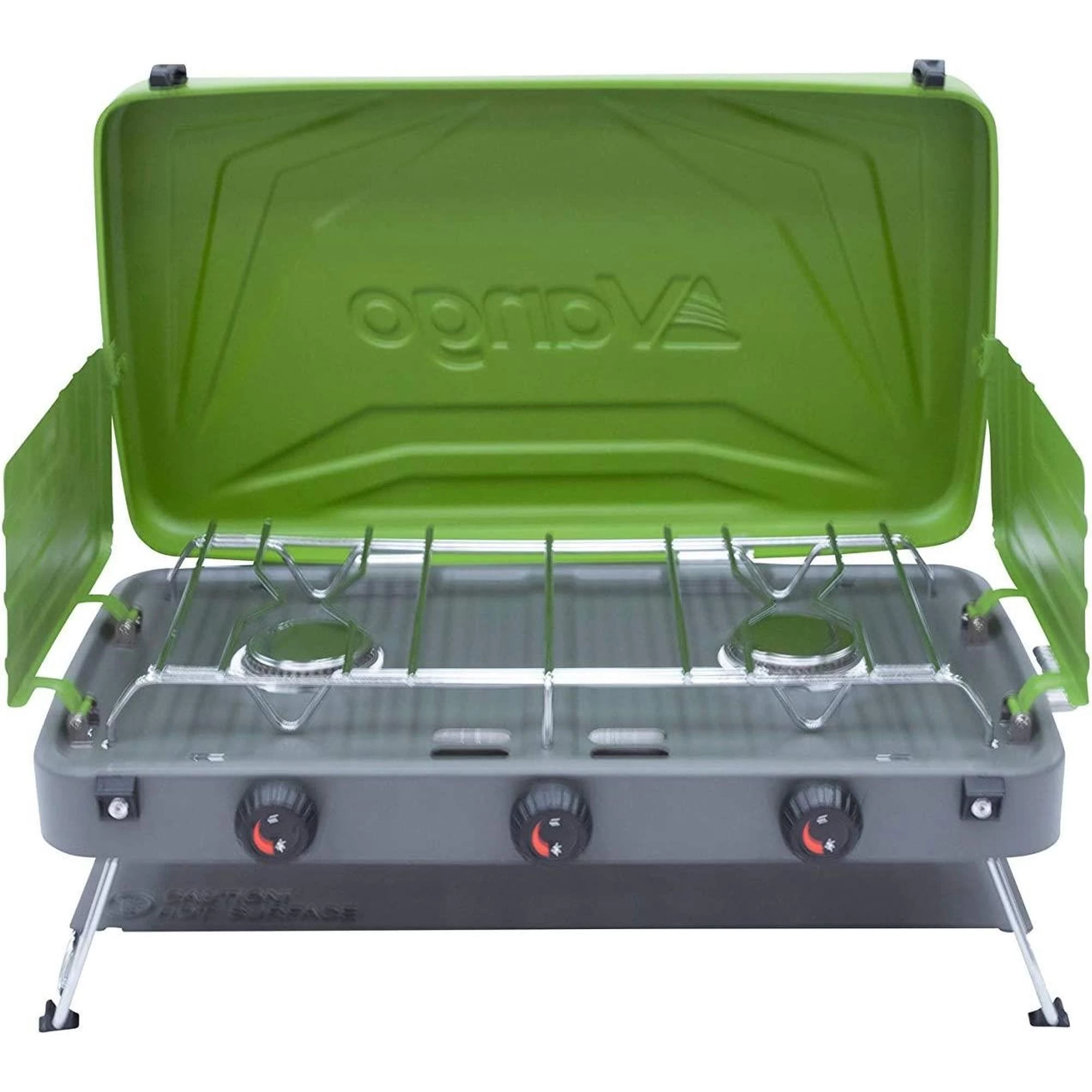 Vango Combi Compact IR Grill For Camping Herbal Green 3 Vango Combi Compact IR Grill For Camping Herbal Green