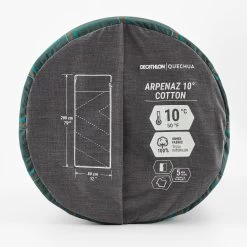 Quechua Cotton Camping Sleeping Bag -Camping Store kf74273d7206b20df14351a2071caa5ef