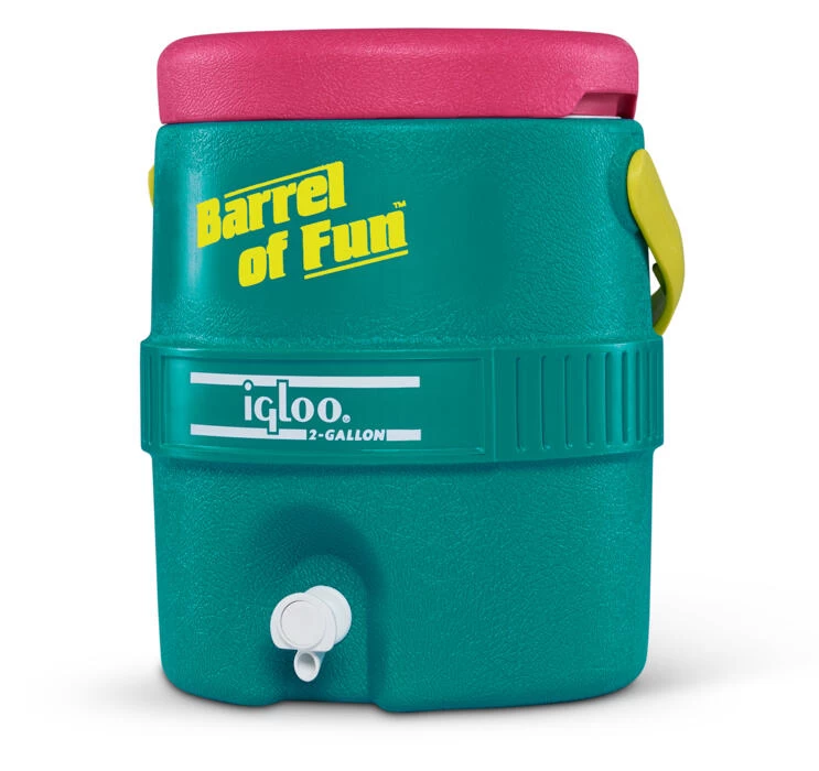IGLOO Retro Barrel Of Fun 2 Gallon 4 IGLOO Retro Barrel Of Fun 2 Gallon - Image 2